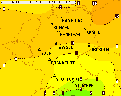 Temperaturanalyse Deutschland